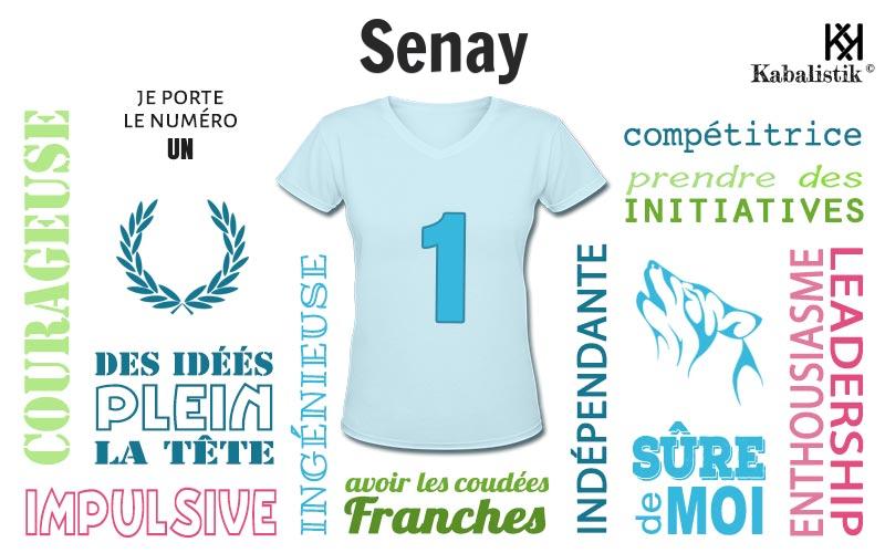 La signification numérologique du prénom Senay