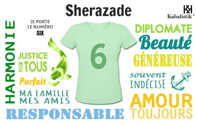La signification numérologique du prénom Sherazade