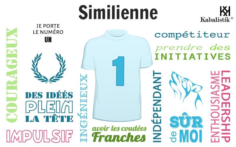 La signification numérologique du prénom Similienne
