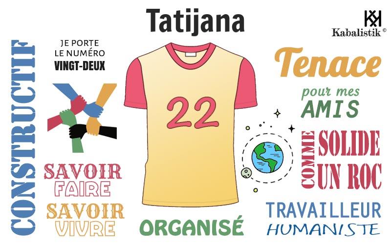 La signification numérologique du prénom Tatijana