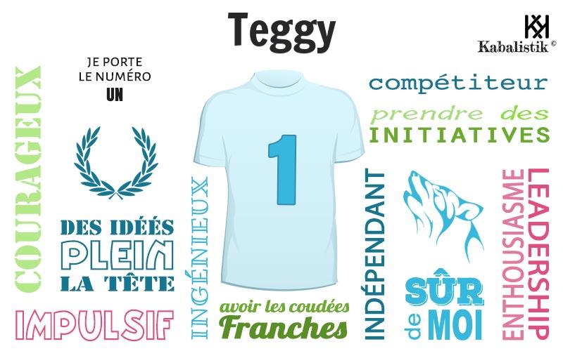 La signification numérologique du prénom Teggy