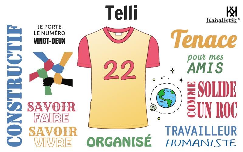 La signification numérologique du prénom Telli