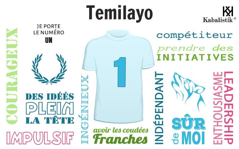 La signification numérologique du prénom Temilayo