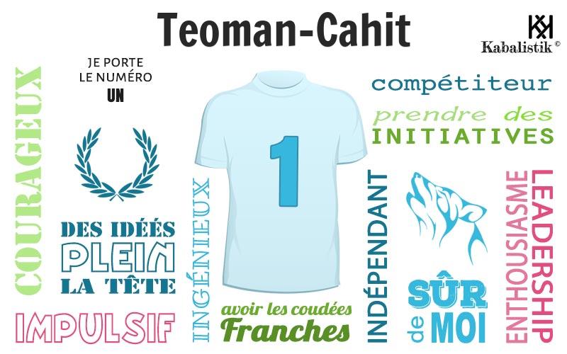 La signification numérologique du prénom Teoman-cahit