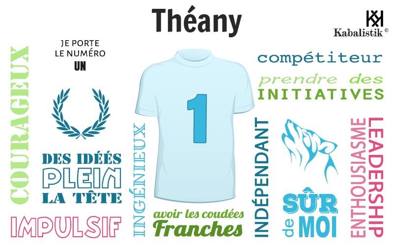 La signification numérologique du prénom Théany