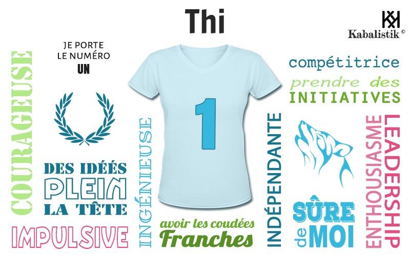 La signification numérologique du prénom Thi