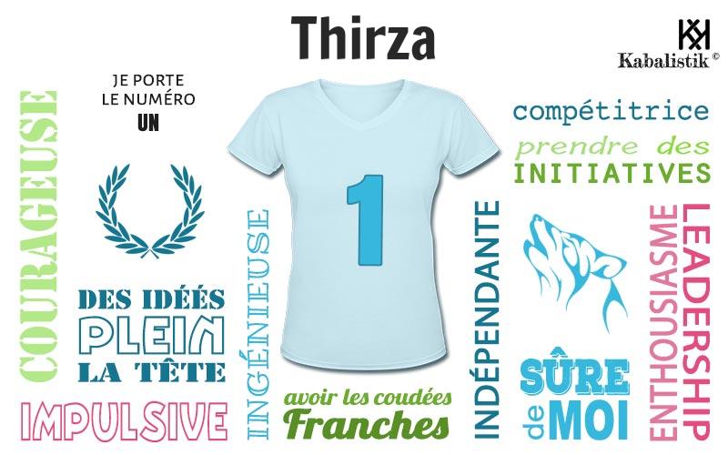 La signification numérologique du prénom Thirza