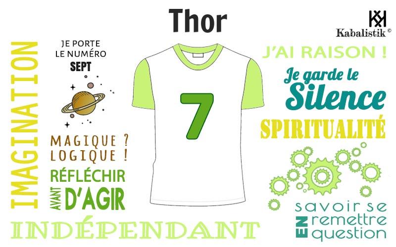 La signification numérologique du prénom Thor