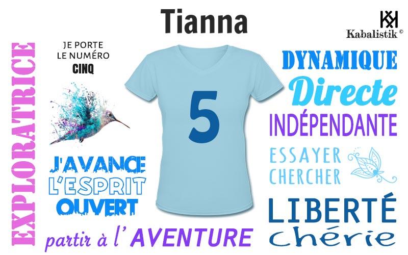 La signification numérologique du prénom Tianna