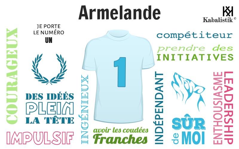 La signification numérologique du prénom Armelande