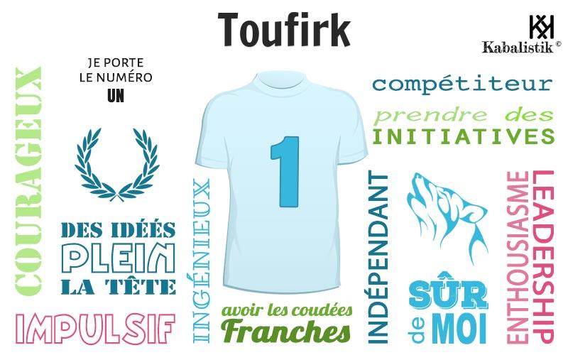 La signification numérologique du prénom Toufirk