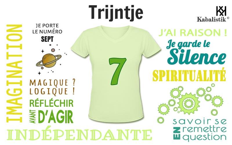 La signification numérologique du prénom Trijntje