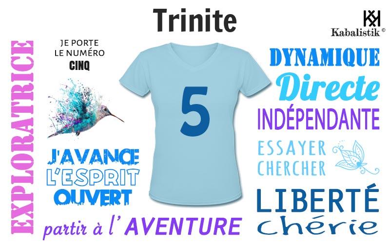La signification numérologique du prénom Trinite