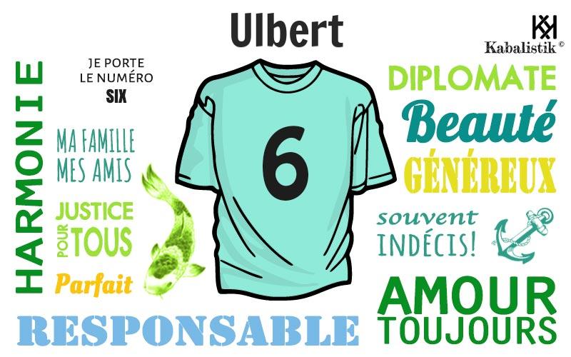 La signification numérologique du prénom Ulbert