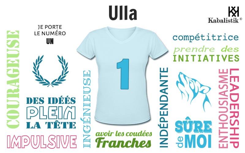 La signification numérologique du prénom Ulla