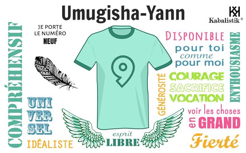 La signification numérologique du prénom Umugisha-yann