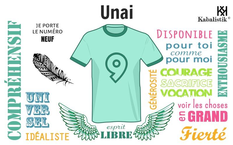 La signification numérologique du prénom Unai
