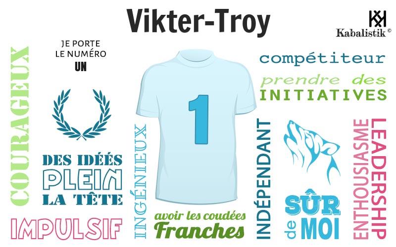 La signification numérologique du prénom Vikter-troy