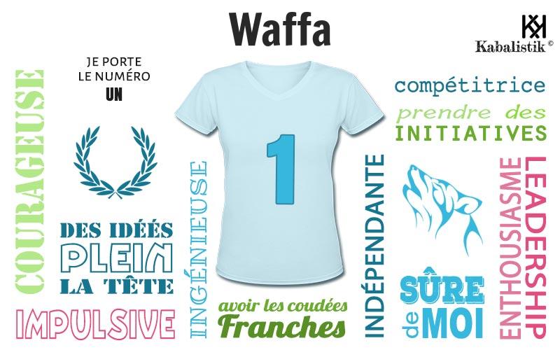 La signification numérologique du prénom Waffa