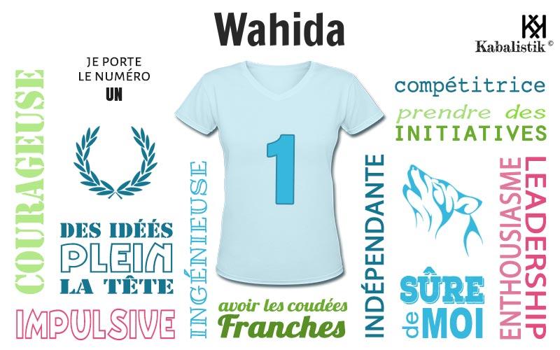 La signification numérologique du prénom Wahida