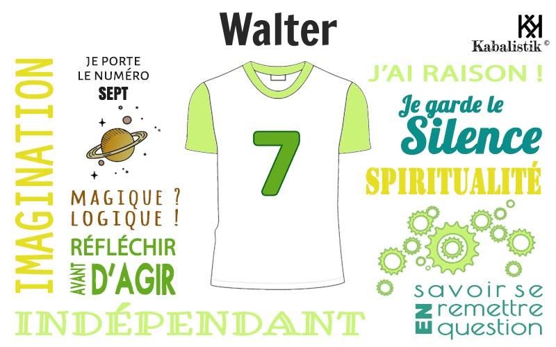 La signification numérologique du prénom Walter