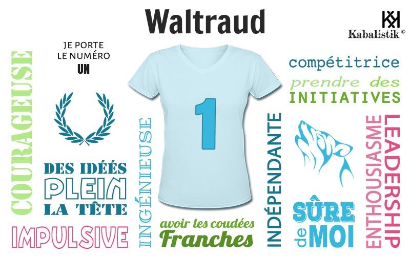 La signification numérologique du prénom Waltraud