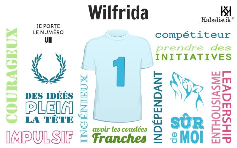 La signification numérologique du prénom Wilfrida