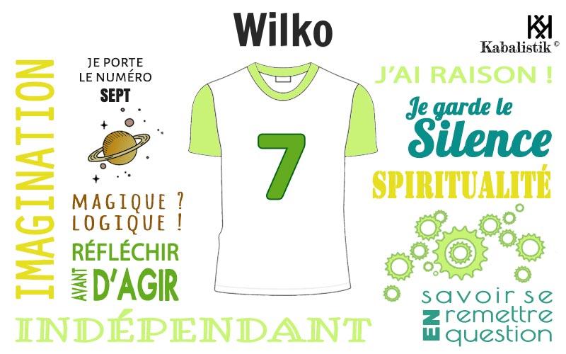 La signification numérologique du prénom Wilko