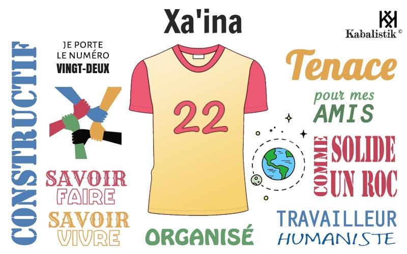La signification numérologique du prénom Xa'ina