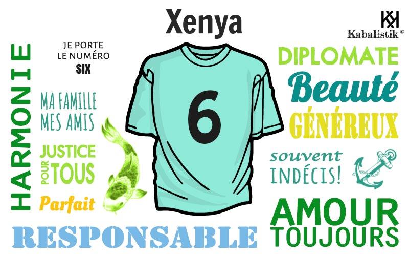 La signification numérologique du prénom Xenya