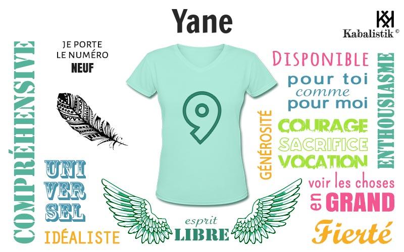 La signification numérologique du prénom Yane