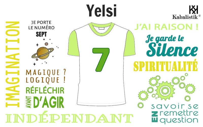La signification numérologique du prénom Yelsi