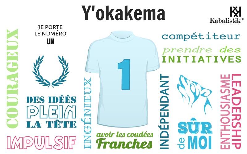 La signification numérologique du prénom Y'okakema