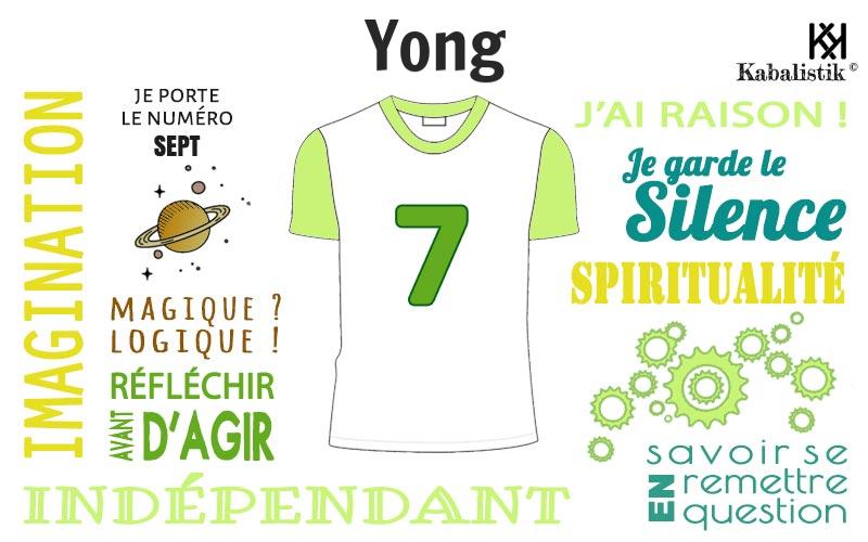 La signification numérologique du prénom Yong