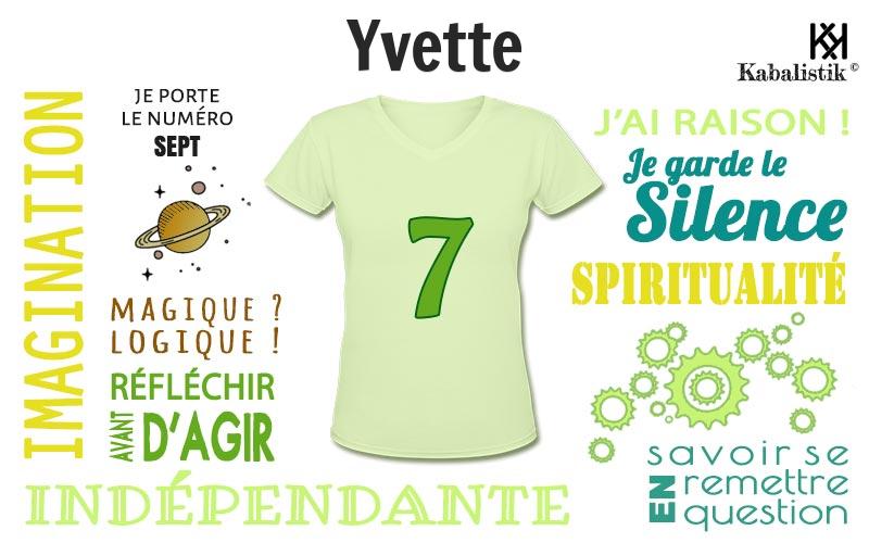 La signification numérologique du prénom Yvette