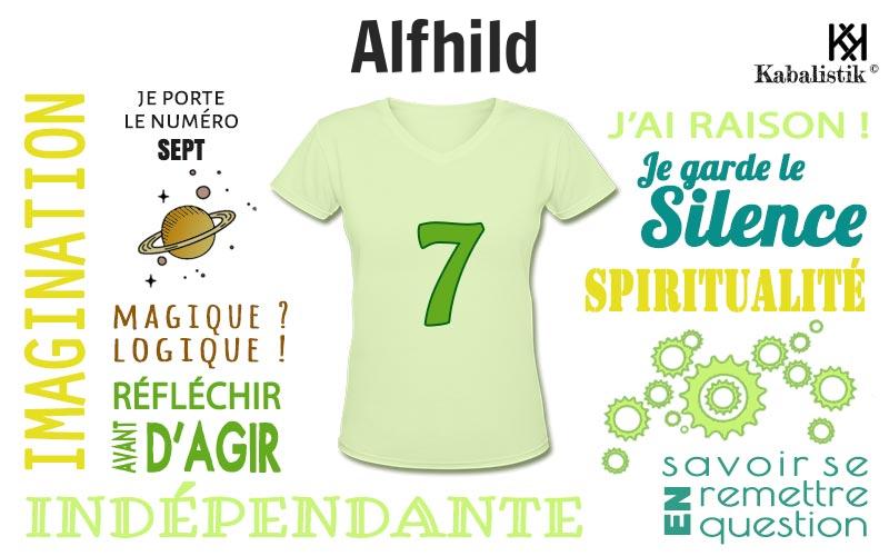 La signification numérologique du prénom Alfhild
