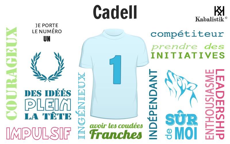 La signification numérologique du prénom Cadell