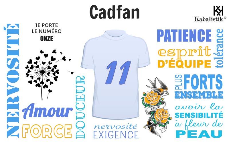La signification numérologique du prénom Cadfan