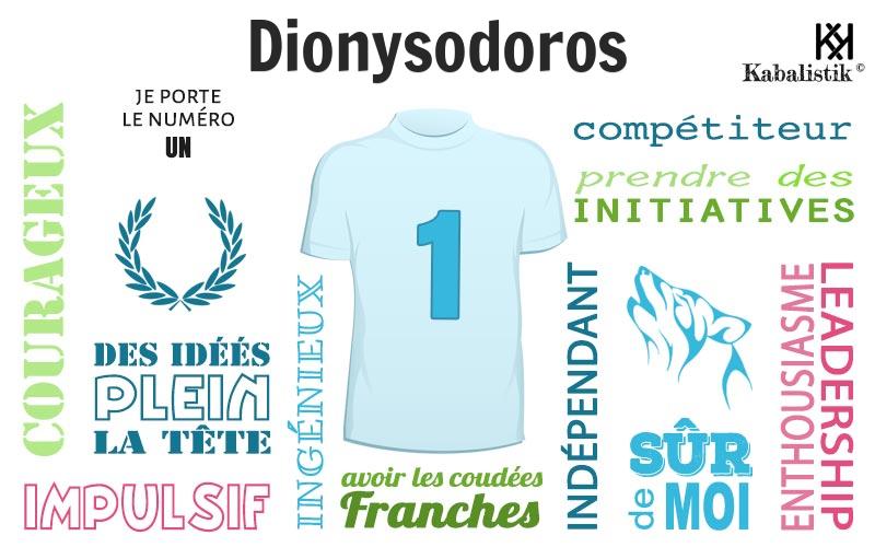 La signification numérologique du prénom Dionysodoros