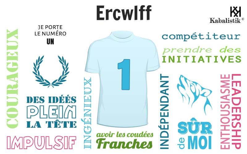 La signification numérologique du prénom Ercwlff
