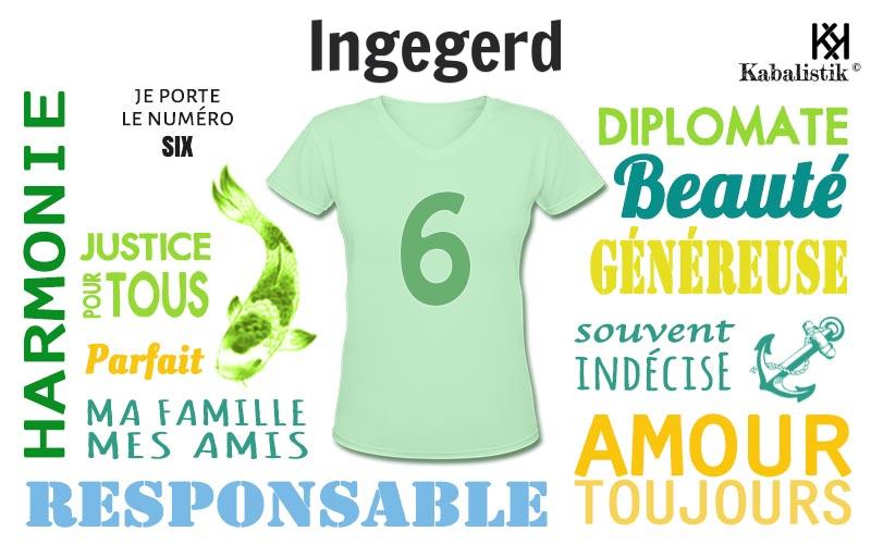 La signification numérologique du prénom Ingegerd