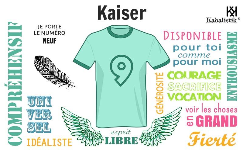 La signification numérologique du prénom Kaiser