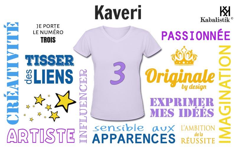 La signification numérologique du prénom Kaveri