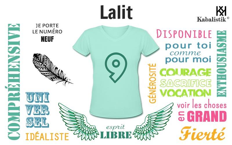La signification numérologique du prénom Lalit