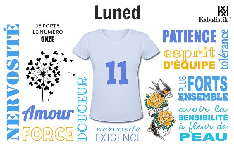 La signification numérologique du prénom Luned