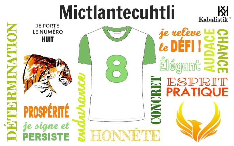 La signification numérologique du prénom Mictlantecuhtli