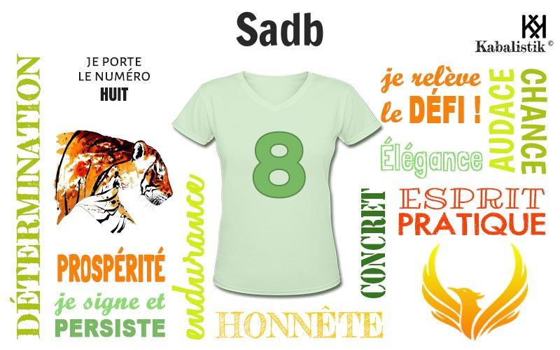 La signification numérologique du prénom Sadb