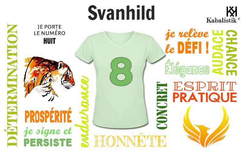 La signification numérologique du prénom Svanhild