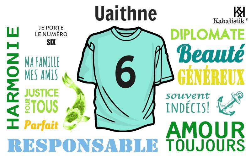 La signification numérologique du prénom Uaithne