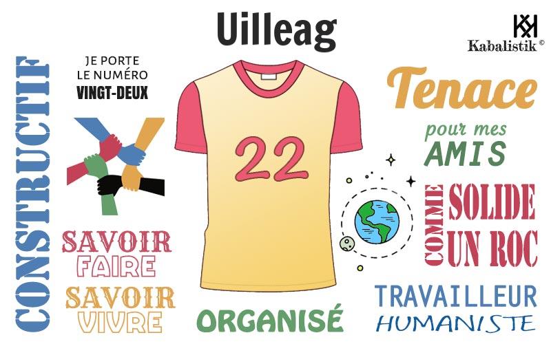 La signification numérologique du prénom Uilleag